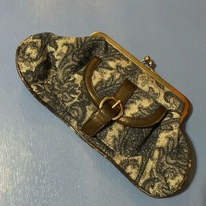 Christopher and Banks kiss lock clutch/ stash bag